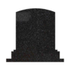 Cambered Top Personalised Engraved Black Sparkle Acrylic Plaque